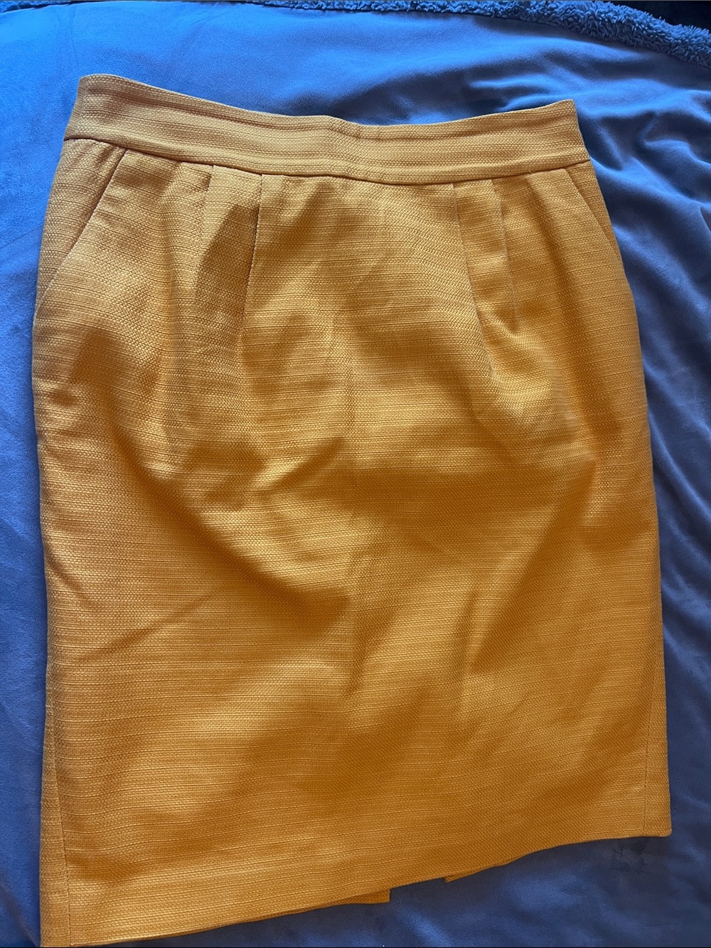 Banana Republic Mustard Yellow Pencil Skirt